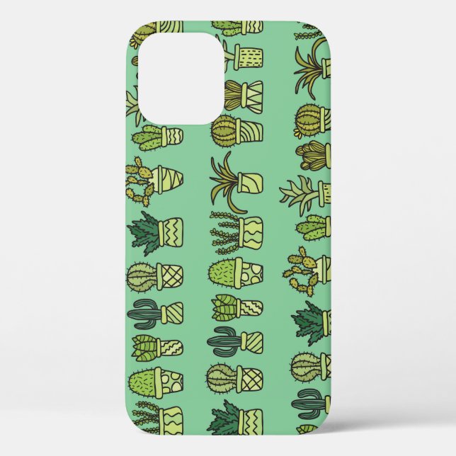 Kaktus Collection: HandGezeichnet Doodle-Set. Case-Mate iPhone Hülle (Rückseite)