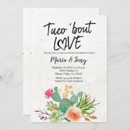 Kaktus-Fiesta-Paar-Duschen-Einladung Einladung