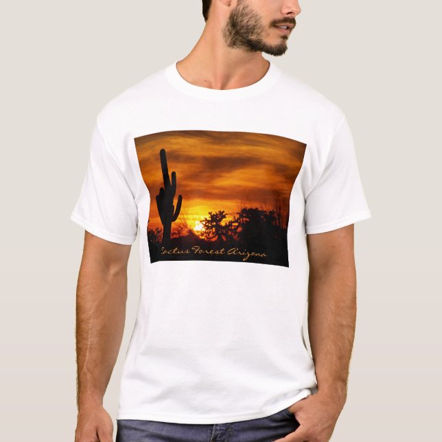Kaktus-Garten Arizona T-Shirt (Vorderseite)