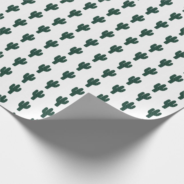 Kaktus-Geschenk-Verpackung Geschenkpapier (Ecke)