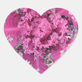 Kaktus Herz-Aufkleber