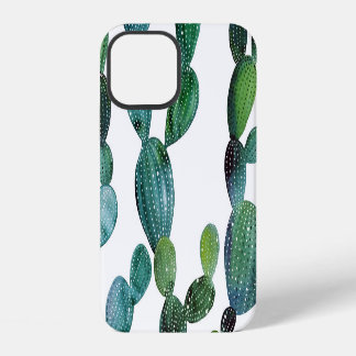 Kaktus-Hype: Trend tropischer Wasserfarben iPhone 12 Hülle