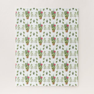 Kaktus Kakteen Sukkulenten Muster Puzzle