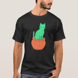 Kaktus Kaktus Kätzchen Katze T-Shirt