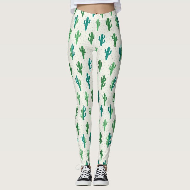 Kaktus Leggings (Vorderseite)