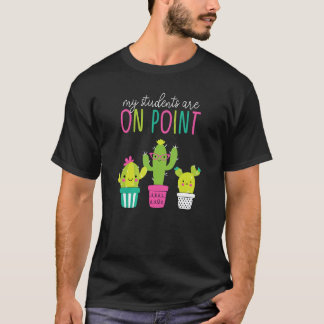 Kaktus-Lehrer-Klassen-T-Shirt Meine Schüler sind T T-Shirt