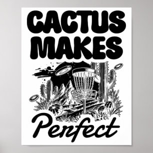 Kaktus macht perfektes Disc-Golf-Abenteuer  Poster