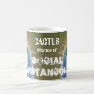 Kaktus - Meister der sozialen Distanzierung! Verwandlungstasse