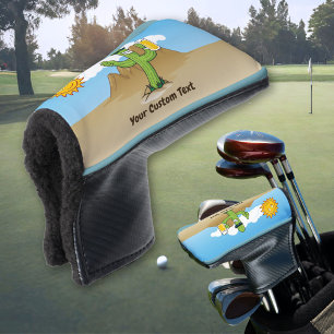Kaktus mit Bier Golf Headcover