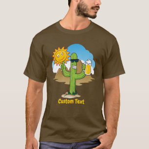 Kaktus mit Bier T-Shirt