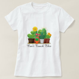 Kaktus mit gelben Blumen / Garten-T - Shirt