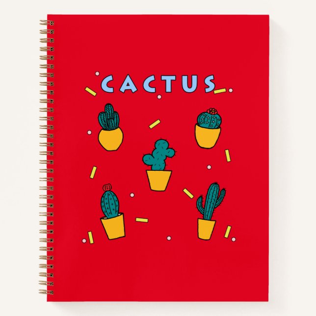Kaktus Notizbuch (Vorderseite)