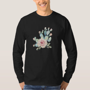 Kaktus-Pflanze Blüte Kakteen Botanica T-Shirt