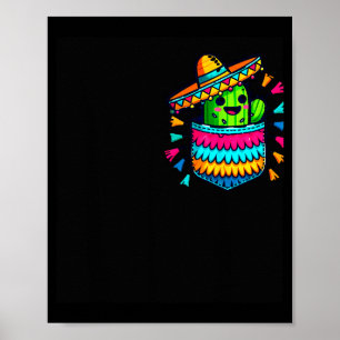 Kaktus Pinata Tasche Cinco De Mayo Mexikanische Pa Poster