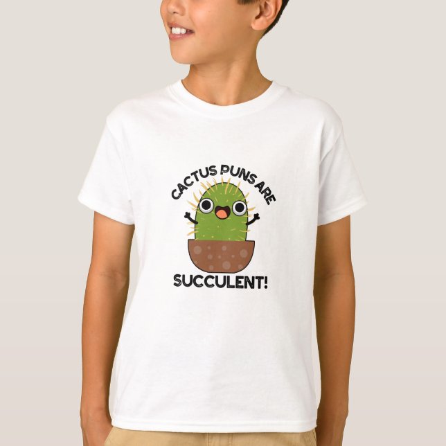 Kaktus Puns sind sukkulente lustige Pflanze Puppe T-Shirt (Vorderseite)