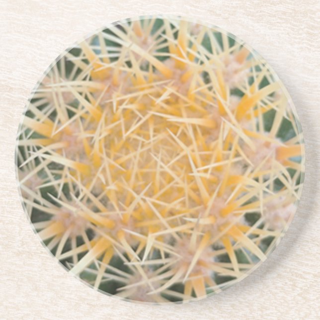 Kaktus Sandstein Untersetzer (Vorne)