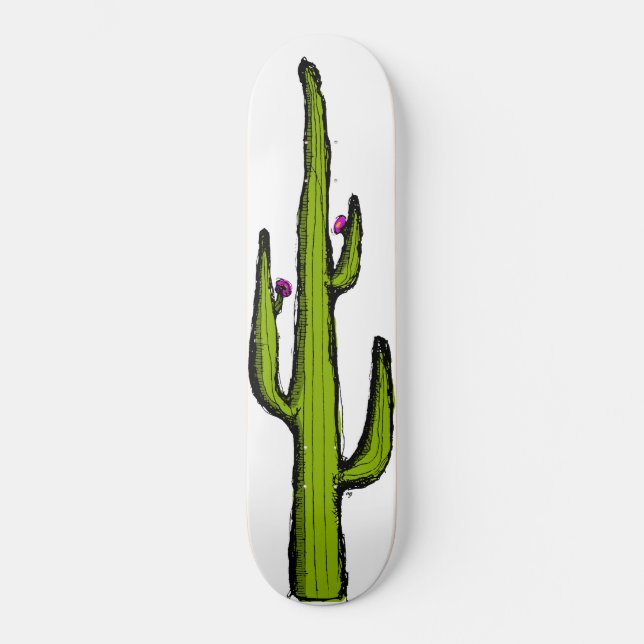 Kaktus Skateboard (Vorderseite)