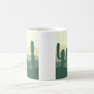 Kaktus, Sonne und Wüste Kaffeetasse