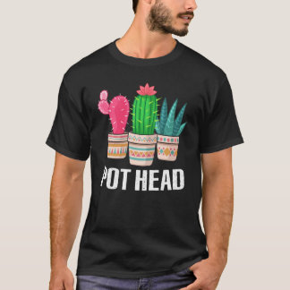 Kaktus Sukkulente Wortspiel Gartenarbeit T-Shirt