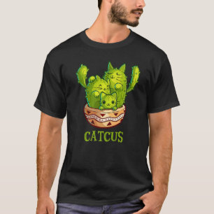 Kaktus Süße Katze Und Kaktus Mexikanischer Kaktus  T-Shirt