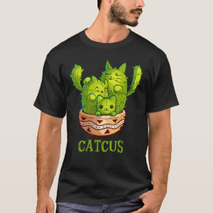 Kaktus Süße Katze Und Kaktus Mexikanischer Kaktus  T-Shirt