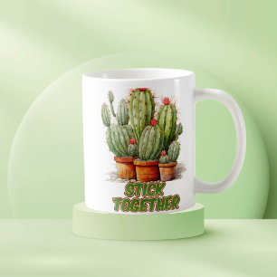 Kaktus-Tasse - zusammenkleben Kaffeetasse