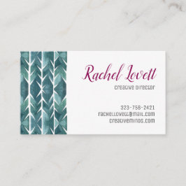 Kaktus Texture Visitenkarte