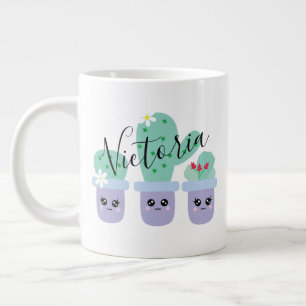 Kaktus Töpfchen Süßer Name Riesiger Kaffeebecher Jumbo-Tasse