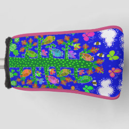 Kaktus Tree of Life mit Owls and Birds Golf Head Headcover