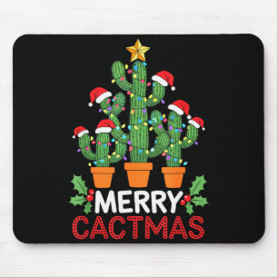 Kaktus Weihnachtsbaum Lustig Fröhliche Kaktmas Kak Mousepad
