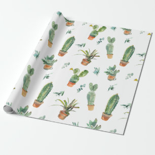 Kaktus Wrapping Paper Geschenkpapier