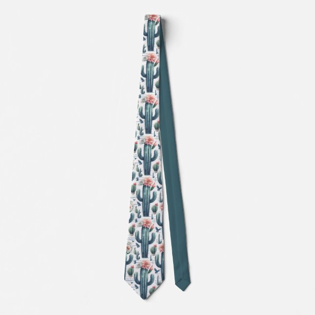 Kaktusblüten Krawatte (Vorderseite)