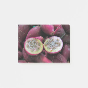 Kaktusfeige-Kaktus-Frucht und Samen Post-it Klebezettel