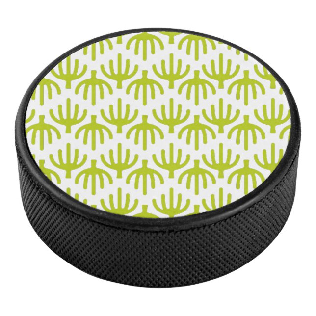 Kaktusmuster Eishockey Puck (3/4)