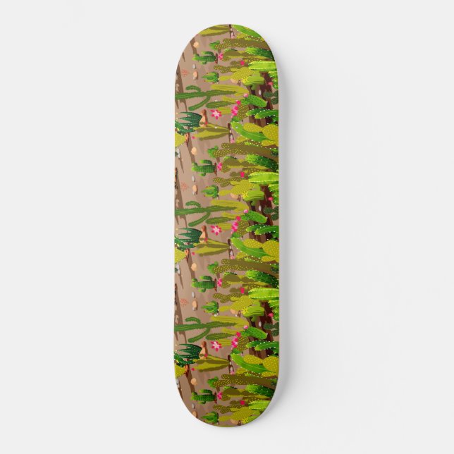 Kaktusvariante 3 skateboard (Vorderseite)