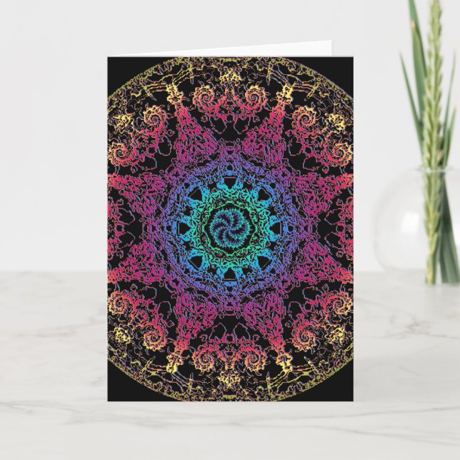 Kala Chakra Mandala Karte (Vorderseite)