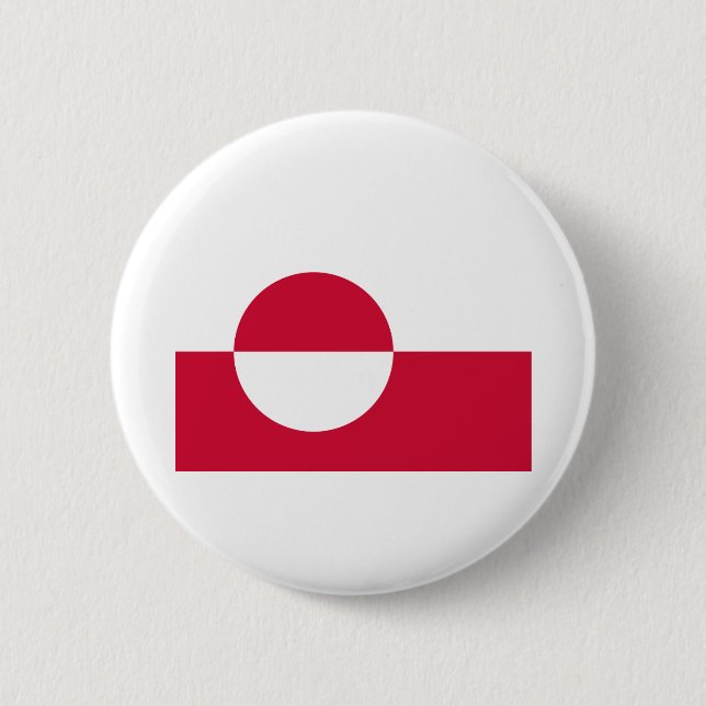 Kalaallit Nunaat - Grønland - grönländische Flagge Button (Vorderseite)