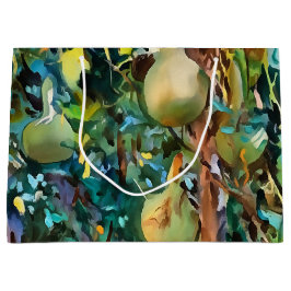 Kalabash Baumgürtel im Herbst Akrylkunst Große Geschenktüte