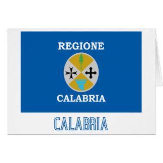 Kalabrien-Flagge mit Namen