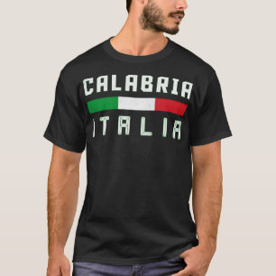 Kalabrien Italien Typografie Design T-Shirt