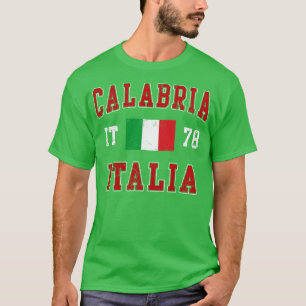 Kalabrien Italienische Flagge T-Shirt