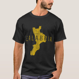 Kalabrien Karte Beschreibung Kalabrien T-Shirt