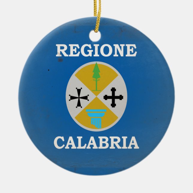 Kalabrien Keramik Ornament (Vorne)