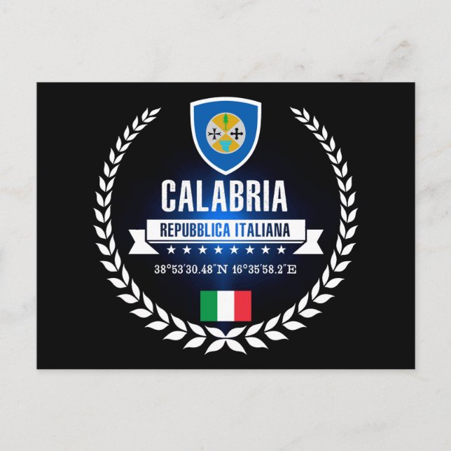 Kalabrien Postkarte (Vorderseite)