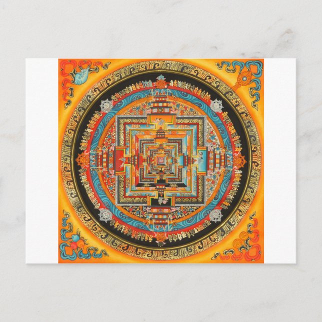 KALACHAKRA ESOTERIC MANDALA III POSTKARTE (Vorderseite)