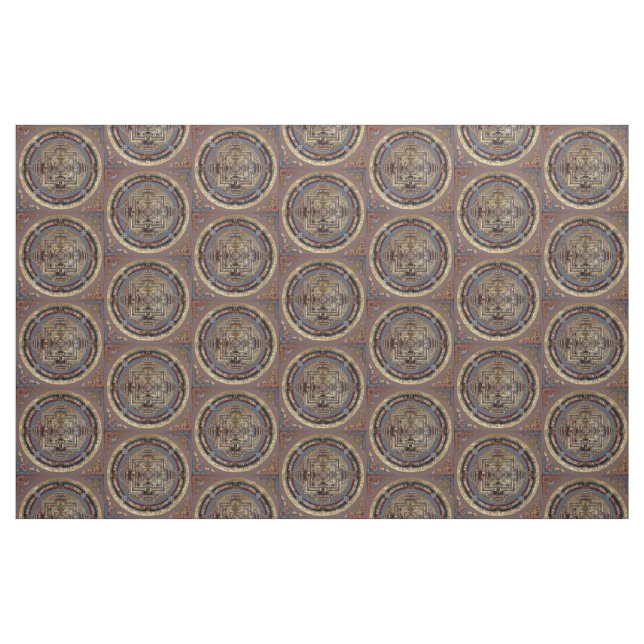 Kalachakra Mandala ein Gewebe Stoff (Fat Quarter (45,7 x 55,9 cm))