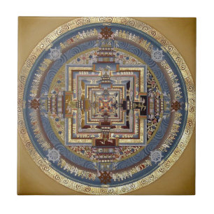 Kalachakra Mandala Fliese