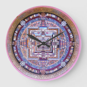 Kalachakra Mandala Große Wanduhr