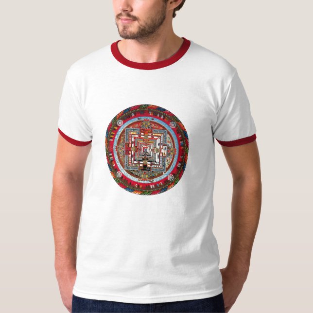 kalachakra Mandala - Männer T-Shirt (Vorderseite)