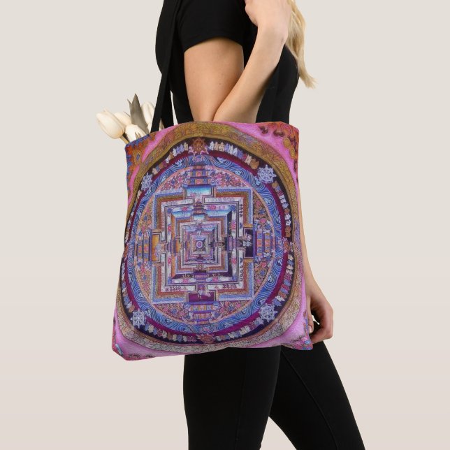 Kalachakra Sera Mandala in Rosa (Von Nahem)